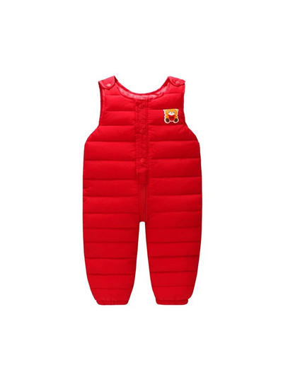 Kisgyermek fiúk toll nadrág meleg vastag téli baba lányok pehely nadrág baba alsó Body nadrág gyermek ruházat gyerek overál