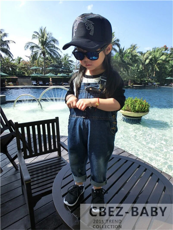 Copii bebeluși pantaloni lungi blugi salopete primăvară toamnă noi copii ocazional copii fete băieți denim salopete haine îmbrăcăminte