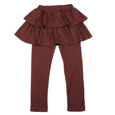 Dievčenské legíny a sukne pre bábätká 2-7 rokov, nohavice z čistej bavlny, detské legíny, módne dievčenské sukňové nohavice