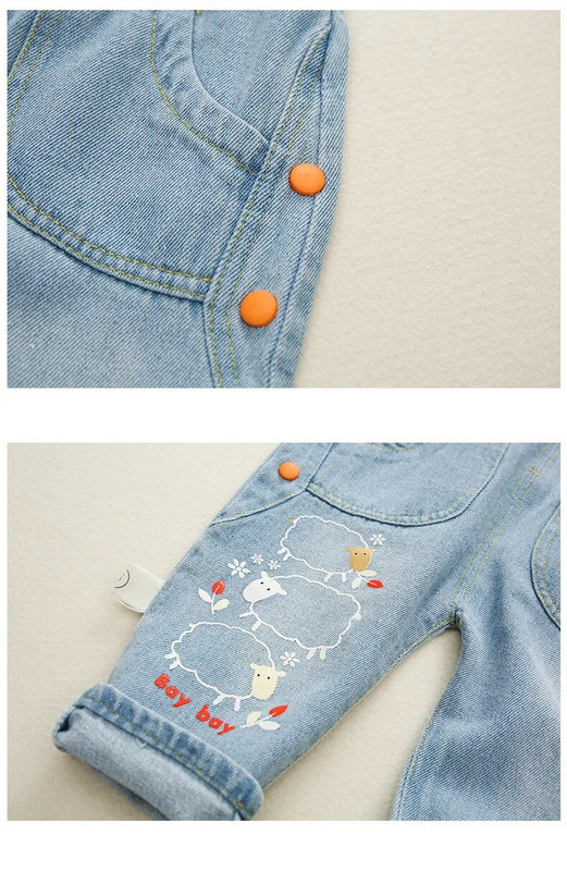 IENENS Gyerekruhák Babaruhák Pulóverek Fiúk Lányok Dungarees Csecsemők Játszóruha Nadrág Farmer Overallok Kisgyermek Jumpsuits