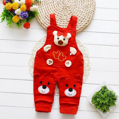 0-4Y Παιδικό παντελόνι Cartoon τζιν φόρμα για κορίτσι Σαλιάρα τζιν Αγόρι σαλοπέτα Βρεφική φόρμα τζιν Παιδικό παντελόνι για αγόρι