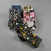 Dievčenské nohavice 3-11 rokov, dievčenské capri nohavice, detské jesenné a zimné teplé nohavice s hrubým zamatom a potlačou, chlapčenské nohavice, pančuchy pre bábätká