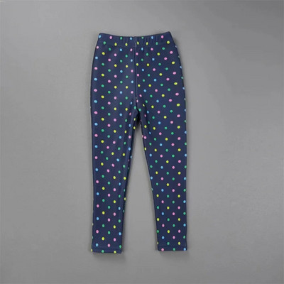 Dievčenské nohavice 3-11 rokov, dievčenské capri nohavice, detské jesenné a zimné teplé nohavice s hrubým zamatom a potlačou, chlapčenské nohavice, pančuchy pre bábätká