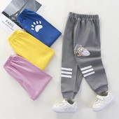 Pantaloni noi din bumbac pentru copii, copii, băieți, pantaloni casual, fetițe, pantaloni lungi, pentru copii mici, toamnă, primăvară, sport, îmbrăcăminte pentru bebeluși