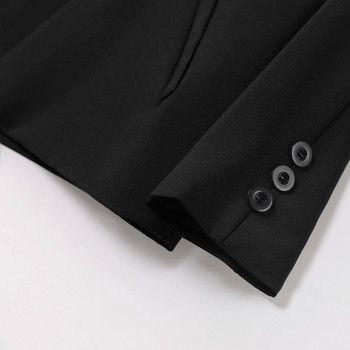 Φθινόπωρο Νέα Μόδα Ανδρικά σακάκια Πέτο με δύο κουμπιά μονόχρωμα επαγγελματικά casual κοστούμια Ανδρικά παλτό ρούχων μάρκας Γκρι καφέ βερίκοκο