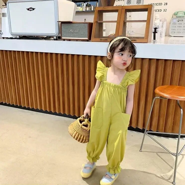 2023 Dievčenské jarné jesenné letné oblečenie Overaly Nohavice Móda Deti Detské svetre Detské oblečenie