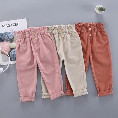 Pantaloni morcovi pentru copii, haine noi de toamnă 2021, îmbrăcăminte pentru copii, încălțăminte uni pentru fete, pantaloni casual