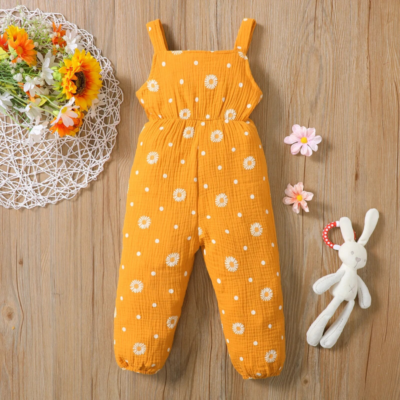 PatPat Toddler Girl 100% βαμβακερό φλοράλ στάμπα με παπιγιόν αμάνικο φόρμα