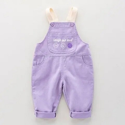 2022 Kisfiú Lányok Aranyos Rajzfilm Zseb Overall Nadrág Tavasz Ősz Gyerekek Alkalmi Kényelmes Nadrág Hercegnő Ruhák