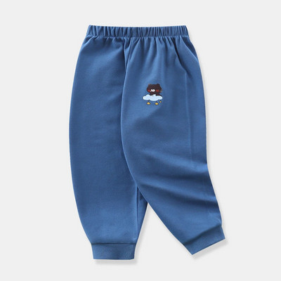 New Trend Casual Baba Gyerekek Fiúk Lányok Hosszú Nadrágok Pamut Őszi Sportnadrágok 1-6 évesek Tipegő nadrágok Gyermekruházat