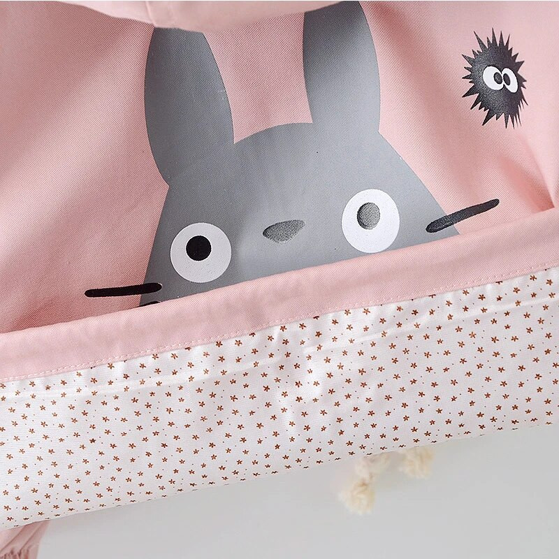 Νέο ανοιξιάτικο φθινόπωρο για κορίτσια Ανεμοδαρμένο παλτό μωρό Παιδικό μπουφάν Totoro με κουκούλα Κινούμενα σχέδια Παιδικά εξωτερικά ρούχα παιδικά ρούχα