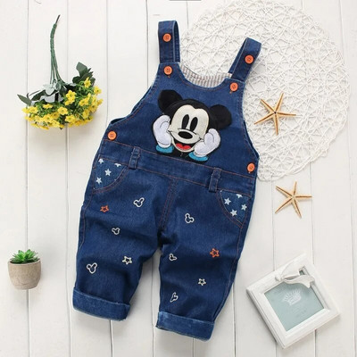 IENENS Salopete din denim pentru bebelusi baieti Salopete pentru copii mici Pantaloni lungi pentru copii mici Blugi salopete haine Imbracaminte tinute pantaloni