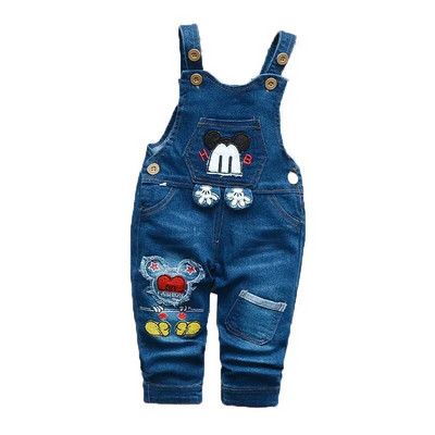 IENENS Salopete din denim pentru bebelusi baieti Salopete pentru copii mici Pantaloni lungi pentru copii mici Blugi salopete haine Imbracaminte tinute pantaloni