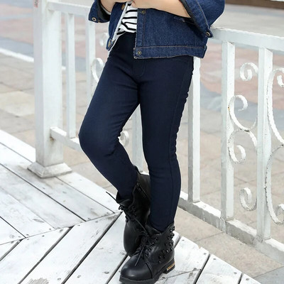 Detské zimné nohavice pre dievčatá, legíny, cukríkové farby, dievčenské teplé dlhé nohavice, dievčenské novoročné velúrové hrubé detské nohavice pre tínedžerov