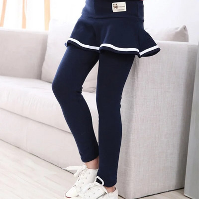 Spring Fall Girls Sport Legging Παιδική Φούστα Παντελόνι για 3-8 Χρόνια