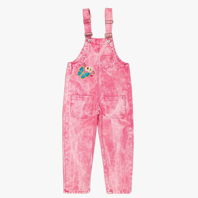 Dievčenské vyšívané džínsové overaly, detské džínsové batikované overaly, nastaviteľné opasky a traky pre deti, dievčenské overaly