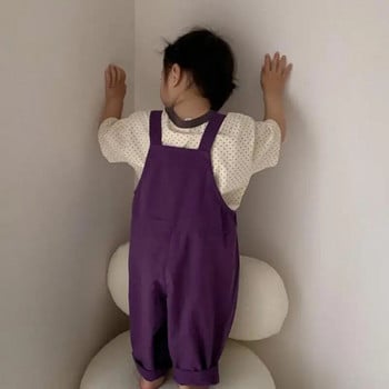 Παιδικές μονόχρωμες φόρμες για αγόρια Ανοιξιάτικες στάμπες Casual Sling Παντελόνια Χαριτωμένη φόρμα Παιδική Boutique Βαμβακερά παντελόνια