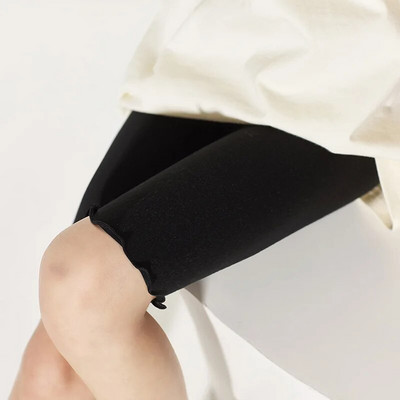 Ljetne hlače za djevojčice Tajice Modalni pamučni donji dio do koljena Hlače srednje dužine Jednobojne tajice s volanima za dječju odjeću 3-10 godina