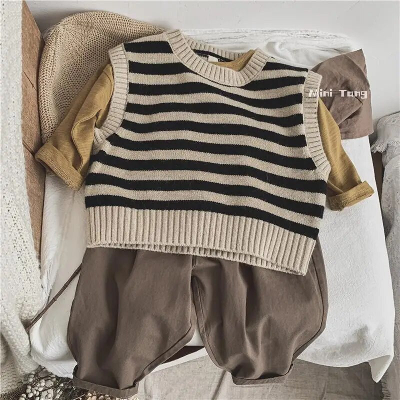 Pantaloni casual pentru copii coreeni, unisex, băieți și fete, din bumbac liber, primăvară și toamnă P5711