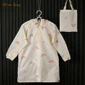 Detská pláštenka s kapucňou pre chlapcov a dievčatá, vetruodolná, pre dojčatá a batoľatá, detská kreslená postavička do dažďa, ľahké nepremokavé oblečenie do dažďa 1-10 rokov