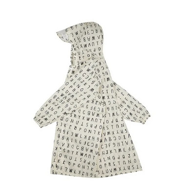 Detská pláštenka s kapucňou pre chlapcov a dievčatá, vetruodolná, pre dojčatá a batoľatá, detská kreslená postavička do dažďa, ľahké nepremokavé oblečenie do dažďa 1-10 rokov