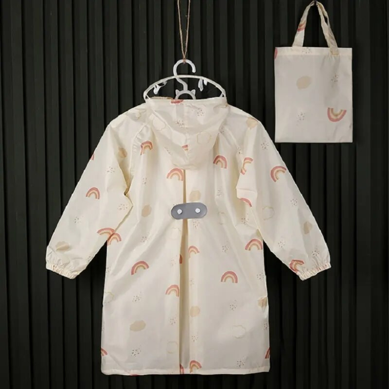 Detská pláštenka s kapucňou pre chlapcov a dievčatá, vetruodolná, pre dojčatá a batoľatá, detská kreslená postavička do dažďa, ľahké nepremokavé oblečenie do dažďa 1-10 rokov