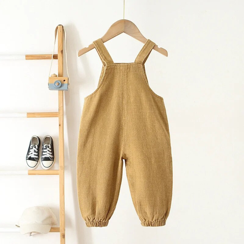 Overaly pre dievčatká a chlapcov, nohavice, bavlnený overal pre bábätká, ležérny jarný batoľací overal pre dievčatá, ležérny overal pre chlapcov