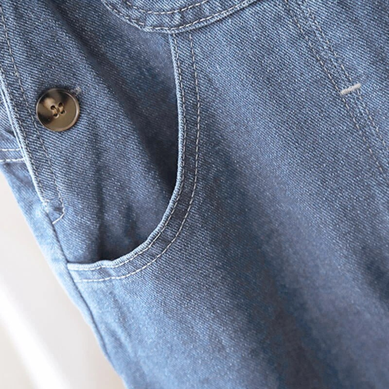 IENENS Detské oblečenie pre bábätká s kreslenými postavičkami, sveter, chlapci, dievčatá, montérky, detské nohavice, džínsy, overaly, batoľacie overaly, 1-4 roky