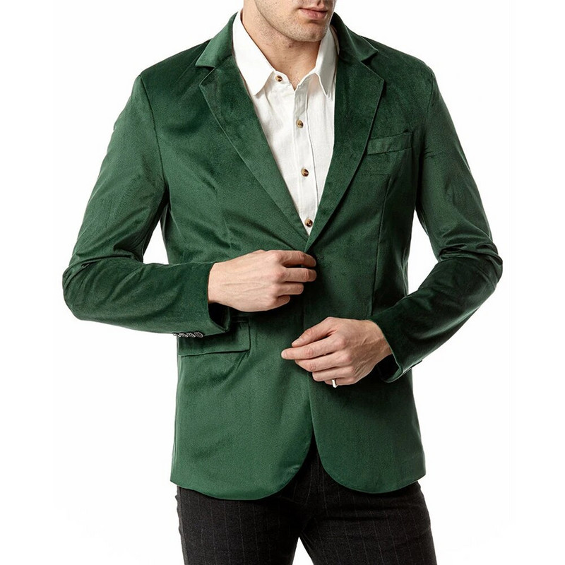 Ανδρικό σακάκι επαγγελματικό σακάκι με κουμπιά με λεπτή εφαρμογή με λαιμόκοψη V με λαιμόκοψη