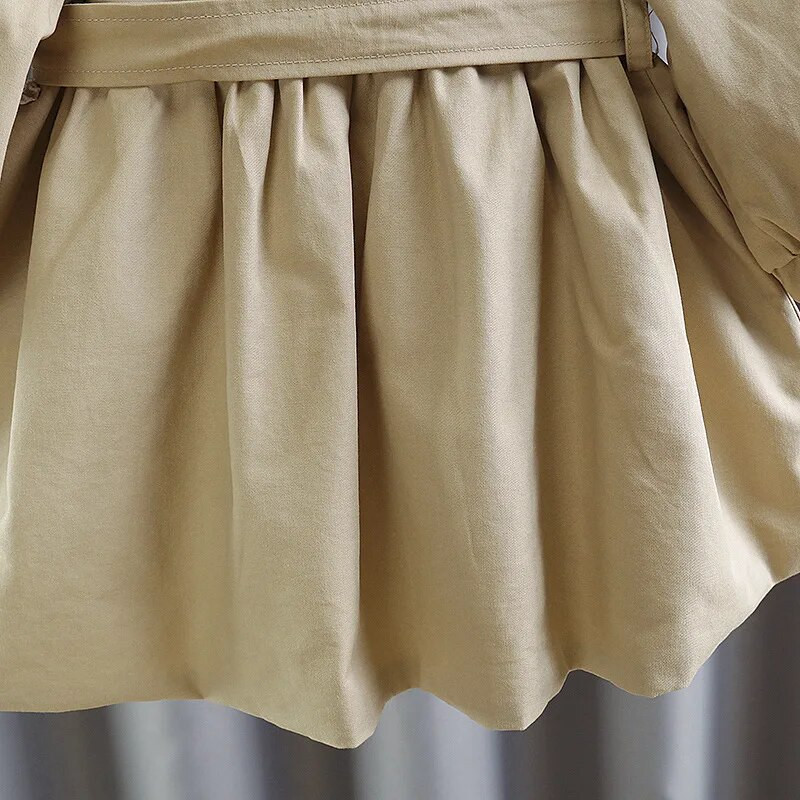 Jachete de vânt pentru fete, pentru copii, în stil colegiu, de top, primăvară, toamnă, lungi, franceză, pentru copii, jachete pentru copii, îmbrăcăminte exterioară solidă, casual