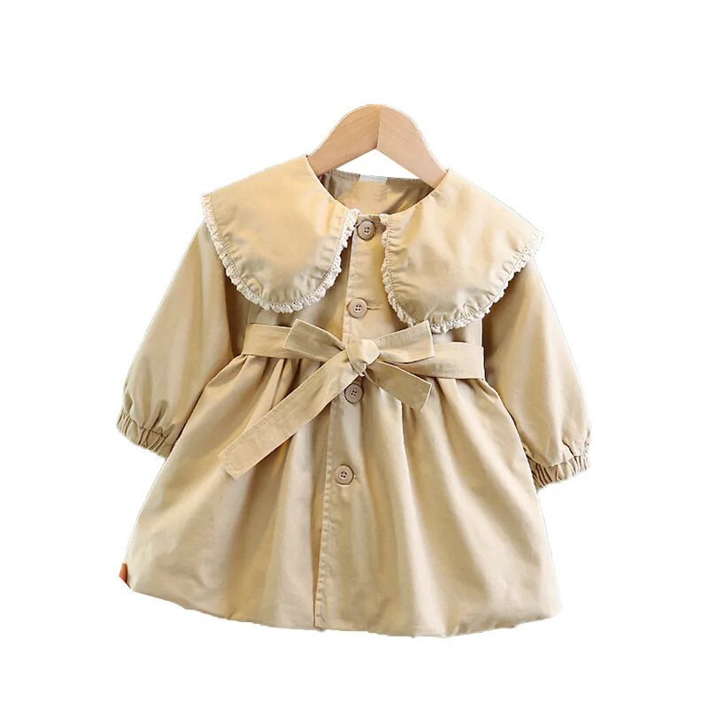 Jachete de vânt pentru fete, pentru copii, în stil colegiu, de top, primăvară, toamnă, lungi, franceză, pentru copii, jachete pentru copii, îmbrăcăminte exterioară solidă, casual