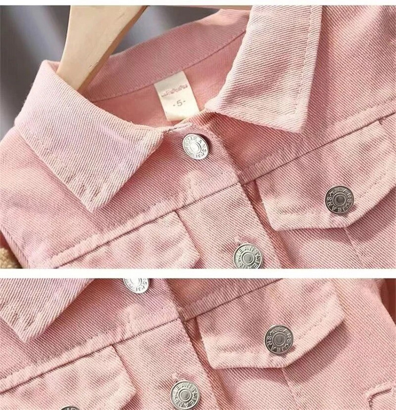 Νέο κοριτσίστικο τζιν μπουφάν Ανοιξιάτικο φθινόπωρο μοτίβο κινουμένων σχεδίων Κορυφαία μόδα Cowboys Cardigan Baby casual παλτό 0-6 ετών