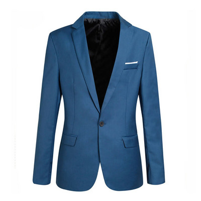 Blazer simplu ocazional Jachetă de costum confortabilă cu revere subțire Blazer de culoare pură, subțire