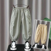 Nové detské chlapčenské nohavice pre chlapcov Nové cargo nohavice Jesenné chlapčenské tepláky Nohavice Detské ležérne nohavice Streetwear