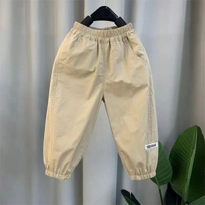 Nové detské chlapčenské nohavice pre chlapcov Nové cargo nohavice Jesenné chlapčenské tepláky Nohavice Detské ležérne nohavice Streetwear