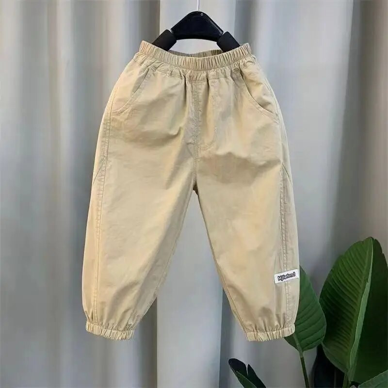 Nové detské chlapčenské nohavice pre chlapcov Nové cargo nohavice Jesenné chlapčenské tepláky Nohavice Detské ležérne nohavice Streetwear