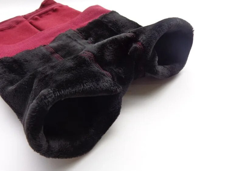 2023 Nové zimné dievčenské teplé hrubé teplé legíny Detské nohavice Detské elastické pásy Farebné plus zamatové legíny Nohavice Fluff