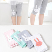 3-10 ani Iepure fără picioare Fete Pantaloni până la genunchi Copii Cinci Pantaloni Pantaloni Decupați Copii Leggings din bumbac modal Pantaloni de vară