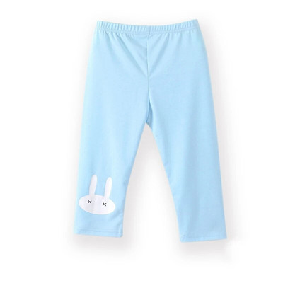 3-10 ani Iepure fără picioare Fete Pantaloni până la genunchi Copii Cinci Pantaloni Pantaloni Decupați Copii Leggings din bumbac modal Pantaloni de vară