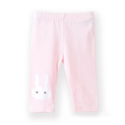 3-10 ani Iepure fără picioare Fete Pantaloni până la genunchi Copii Cinci Pantaloni Pantaloni Decupați Copii Leggings din bumbac modal Pantaloni de vară