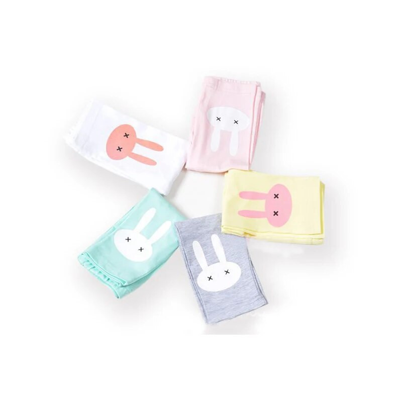 3-10 ani Iepure fără picioare Fete Pantaloni până la genunchi Copii Cinci Pantaloni Pantaloni Decupați Copii Leggings din bumbac modal Pantaloni de vară