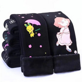 Moda fete jambiere calde copii fetiță haine desene animate pantaloni de iarnă jambiere calde pentru fete pantaloni noi 2-12 ani