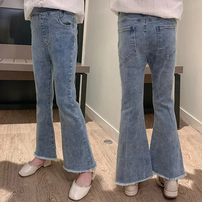 Big Girls Flare Jeans Denim Boot Cut Παντελόνι Casual Παντελόνι Παιδικό Εφηβικό Ανοιξιάτικο Φθινόπωρο Παιδικά Τζιν για κορίτσια 10 11 12 13 14 ετών