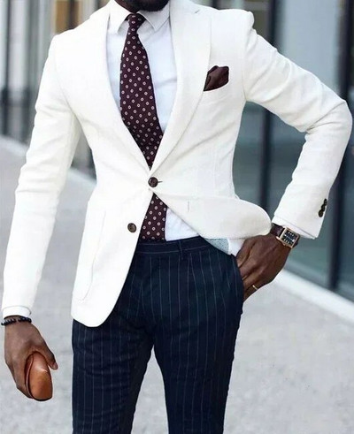 Blazer pentru bărbați, nou, de înaltă calitate, în stil britanic, de modă, jachetă slim fit pentru afaceri, ocazional, pentru bărbați, de culoare solidă, blazer masculin