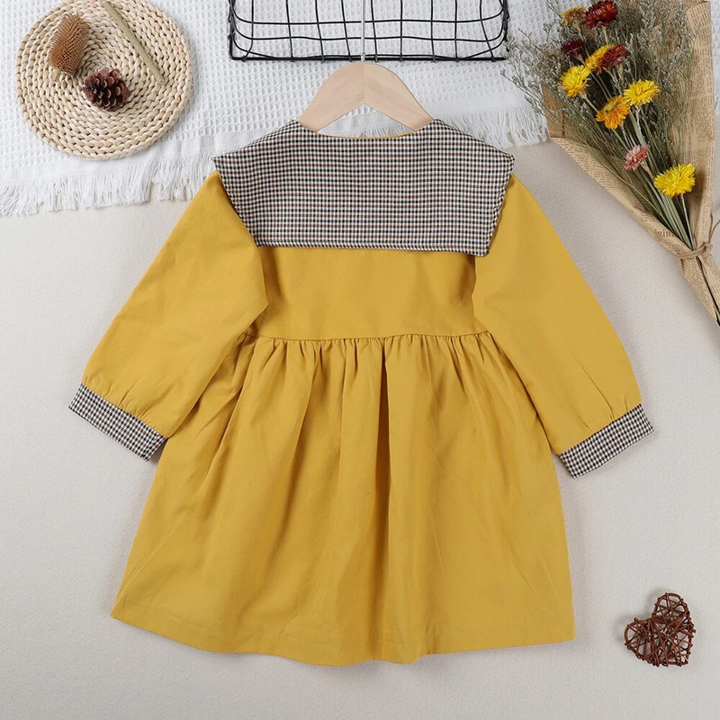 Bear Leader Κοριτσια Baby Ανοιξιάτικα φθινοπωρινά καμπαρντόνια Μπουφάν Νέος γιακάς Φιόγκος Κοριτσίστικος Παιδική Ζακέτα Καρό Ρούχα Κοριτσίστικα Ρούχα