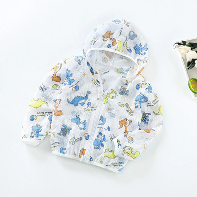 Haine noi pentru copii Jachetă pentru fete Haine drăguță de modă pentru băieți Paltoane subțiri Îmbrăcăminte de protecție solară respirabilă pentru copii Minnie Baby Top