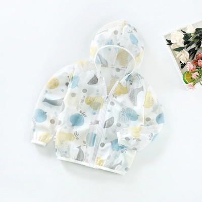 Haine noi pentru copii Jachetă pentru fete Haine drăguță de modă pentru băieți Paltoane subțiri Îmbrăcăminte de protecție solară respirabilă pentru copii Minnie Baby Top