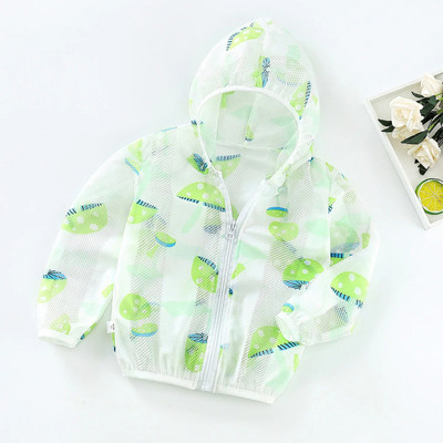 Haine noi pentru copii Jachetă pentru fete Haine drăguță de modă pentru băieți Paltoane subțiri Îmbrăcăminte de protecție solară respirabilă pentru copii Minnie Baby Top