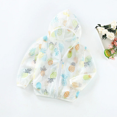 Haine noi pentru copii Jachetă pentru fete Haine drăguță de modă pentru băieți Paltoane subțiri Îmbrăcăminte de protecție solară respirabilă pentru copii Minnie Baby Top