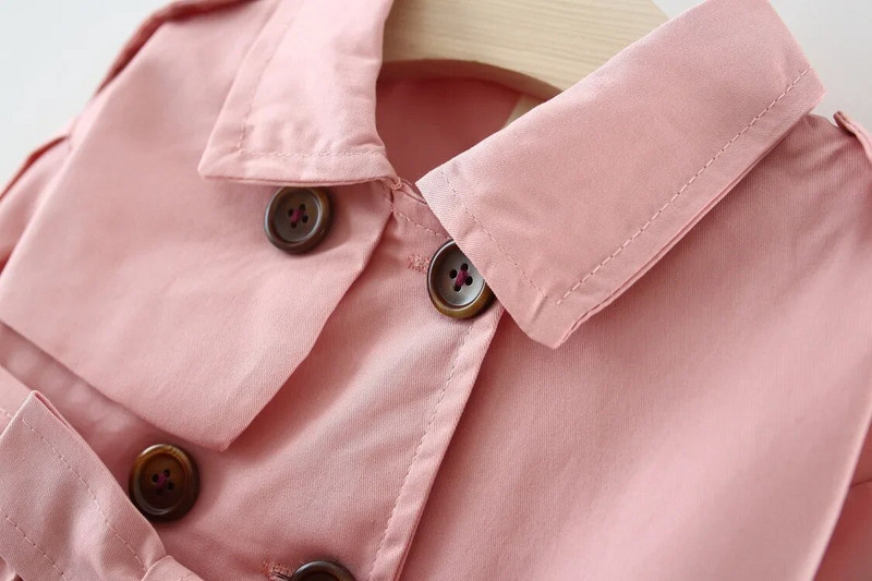 2024. Kaput za djevojčice Dječja jakna Dječja odjeća Novo proljeće jesen Korejski stil Slatke dugačke vjetrovke za djevojčice